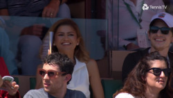 Zendaya asiste al Sinner-Tsitsipas en Montecarlo