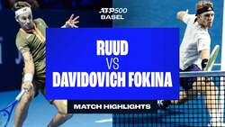 Highlights: Davidovich Fokina reaches Basel 2025 SFs after Ruud retires