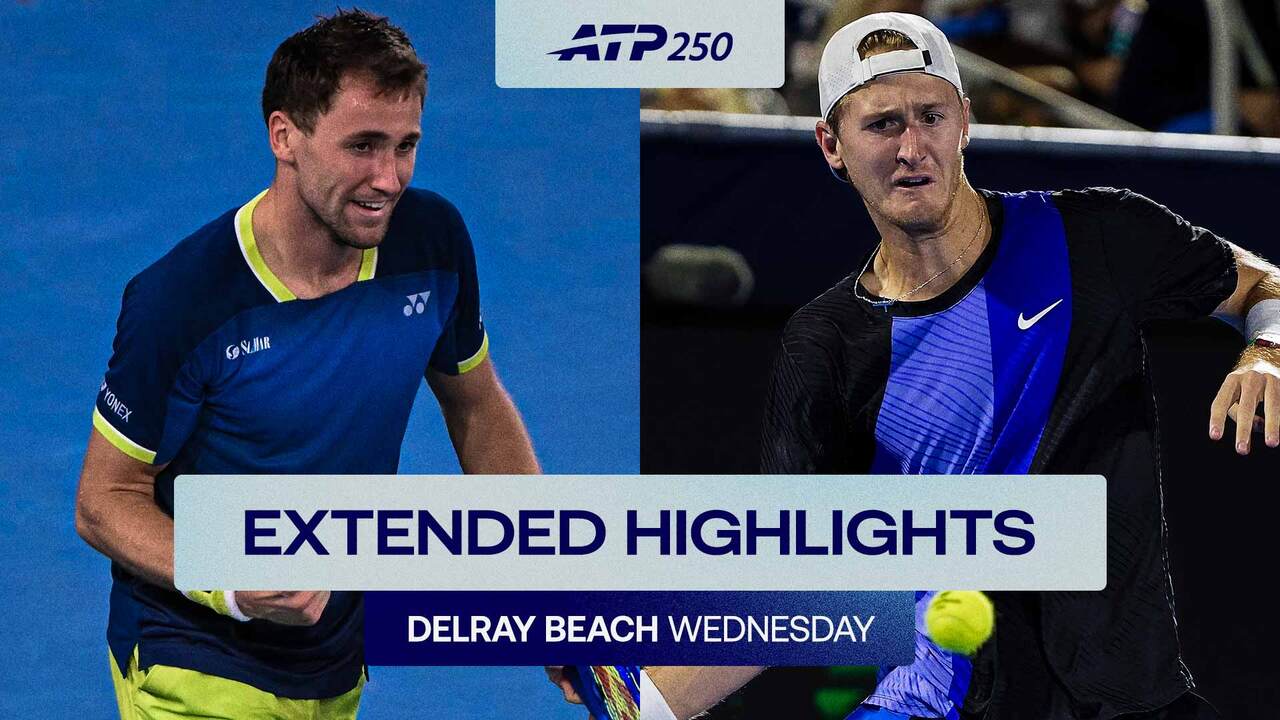 Extended Highlights: Ruud, Korda set for QF clash in Delray Beach 2026