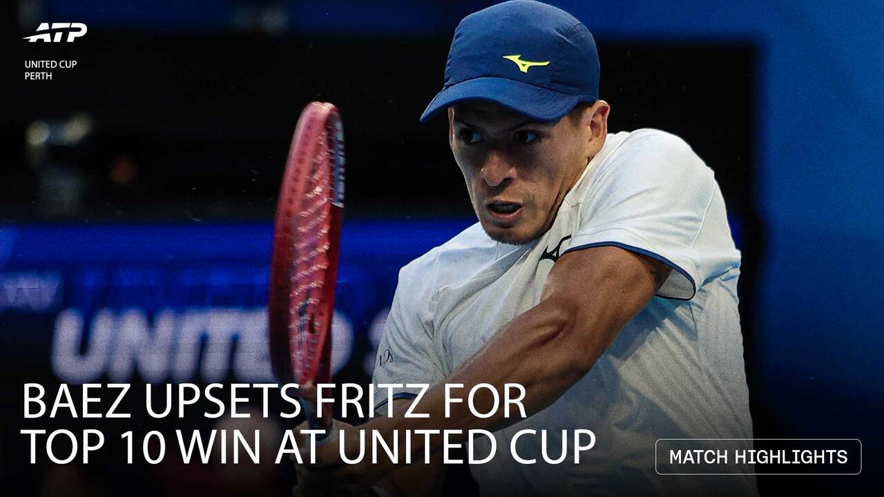 Highlights: Baez shocks Fritz at United Cup