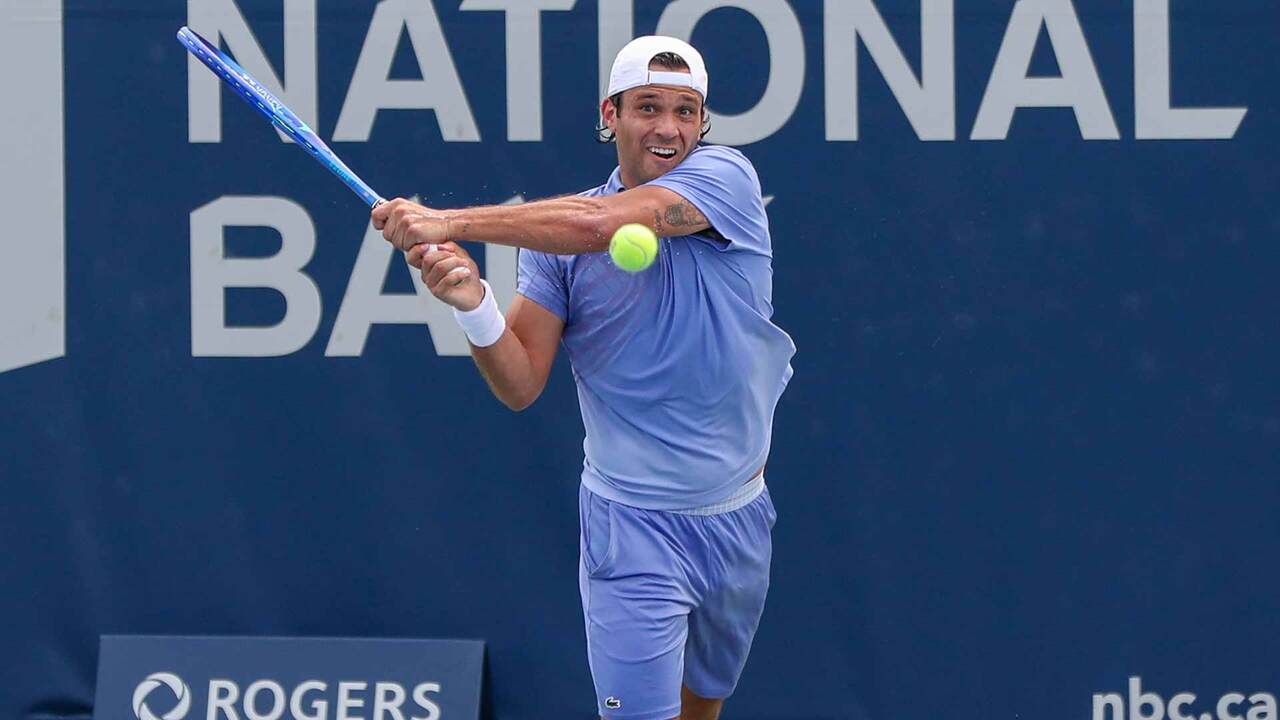 Watch Alexis Galarneau win a fun point against Flavio Cobolli on Wednesday in Toronto. Watch live & on-demand at tennistv.com.