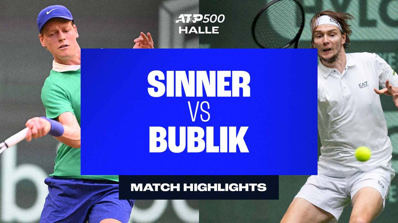 Highlights: Bublik stuns Sinner for biggest win of his career