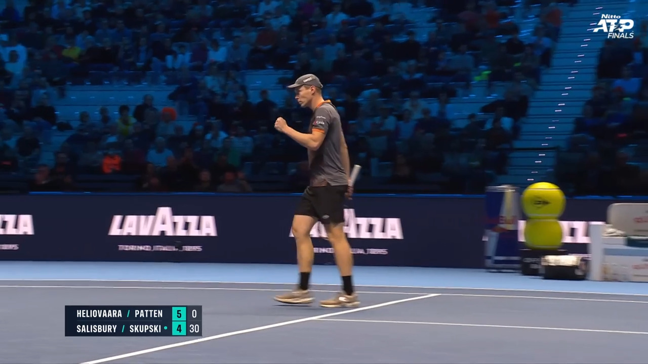 Hot Shot: Quick hands from Heliovaara in Nitto ATP Finals 2025 title match