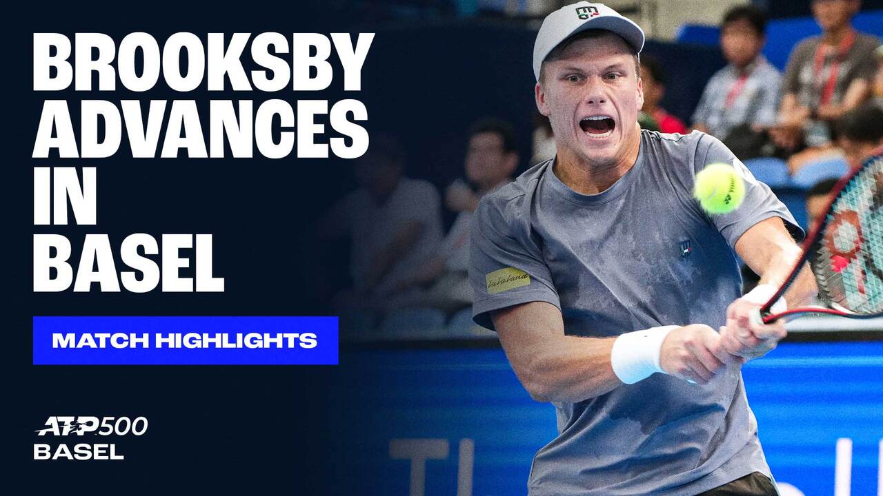 Highlights: Brooksby blitzes Muller in Basel