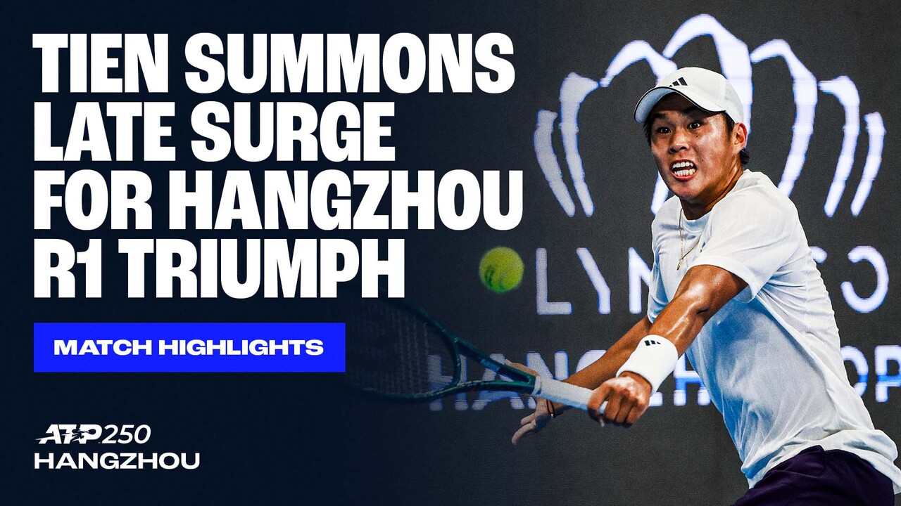 Highlights: Tien topples Navone in Hangzhou opener