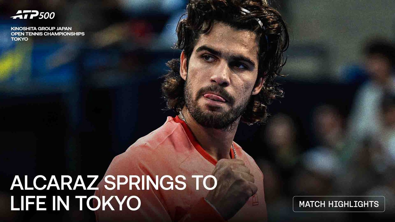 Highlights: Alcaraz shifts through the gears, reaches Tokyo 2026 QFs
