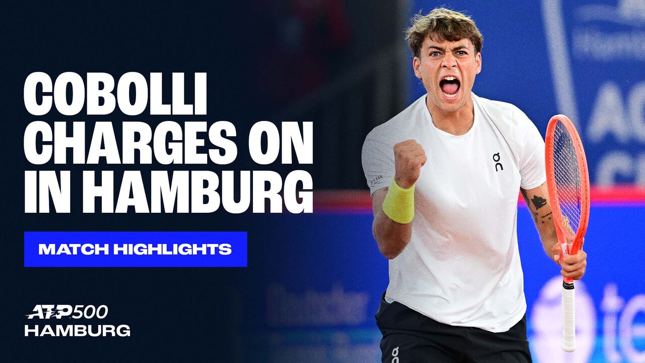 Highlights: Cobolli finds strong finish, ousts Bautista Agut in Hamburg