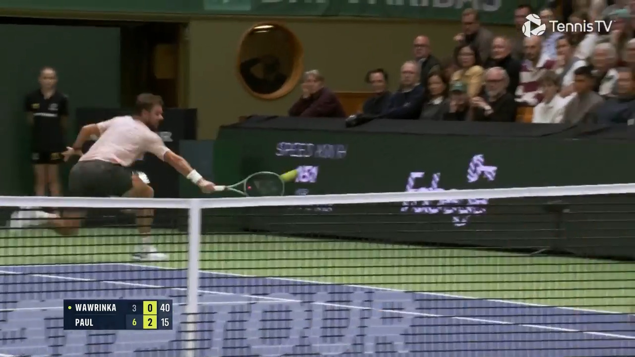 Hot Shot: 'Out of this world!' Wawrinka's backhand beauty draws Paul applause