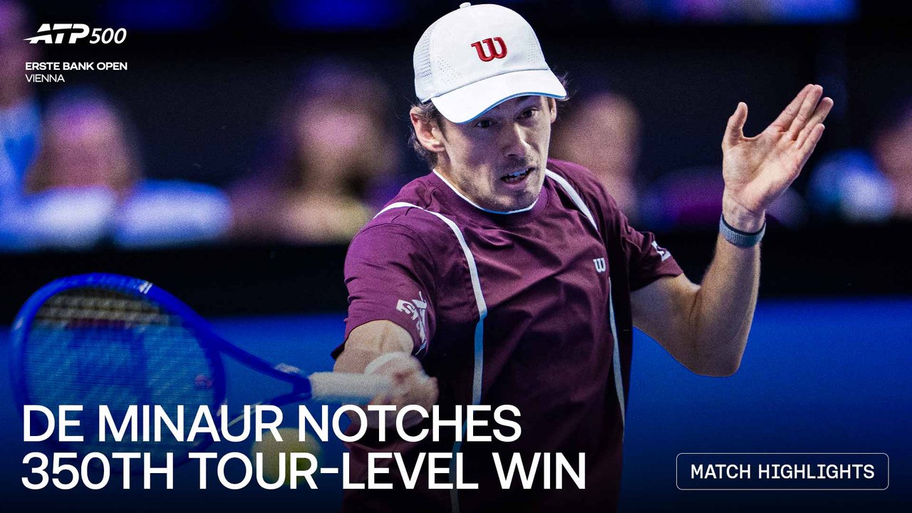 Highlights: De Minaur downs Berrettini in Vienna 2026 QFs, earns 350th tour-level victory