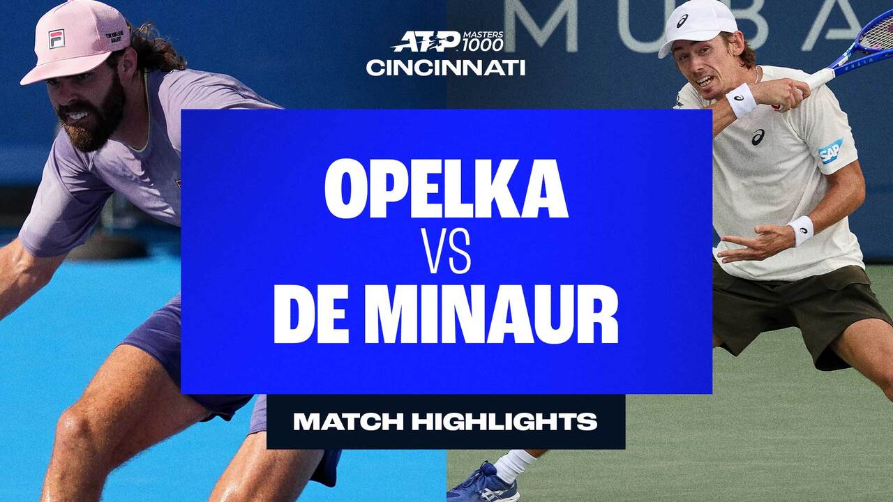 Highlights: Opelka supera a De Miñaur en Cincinnati