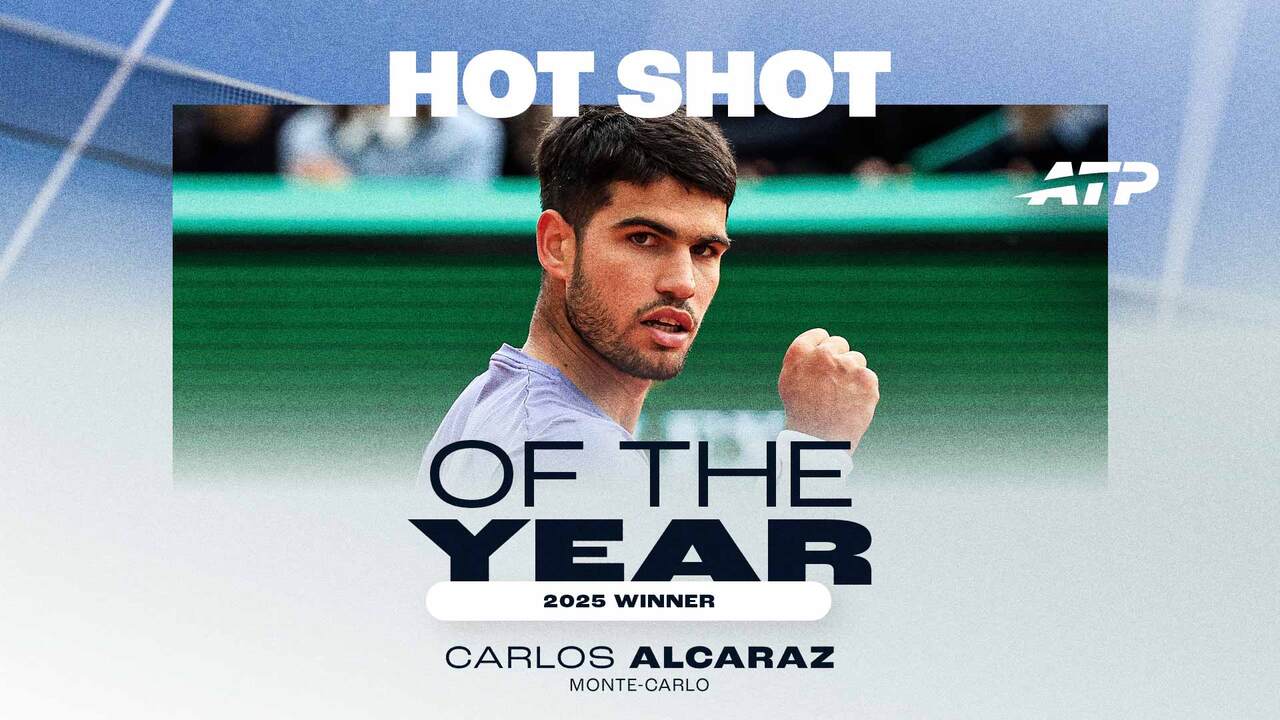 Hot Shot of the Year: Alcaraz voted 2025 winner for electrifying Monte-Carlo moment