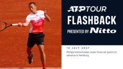 ATP Tour Flashback Presented By Nitto: Kohlschreiber Clutch In Hamburg