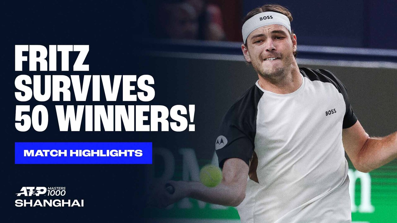 Highlights: Fritz wins three-set thriller vs. Marozsan in Shanghai 2025 