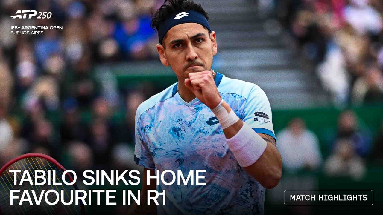 Highlights: Tabilo downs former champ Diaz Acosta in Buenos Aires 2026