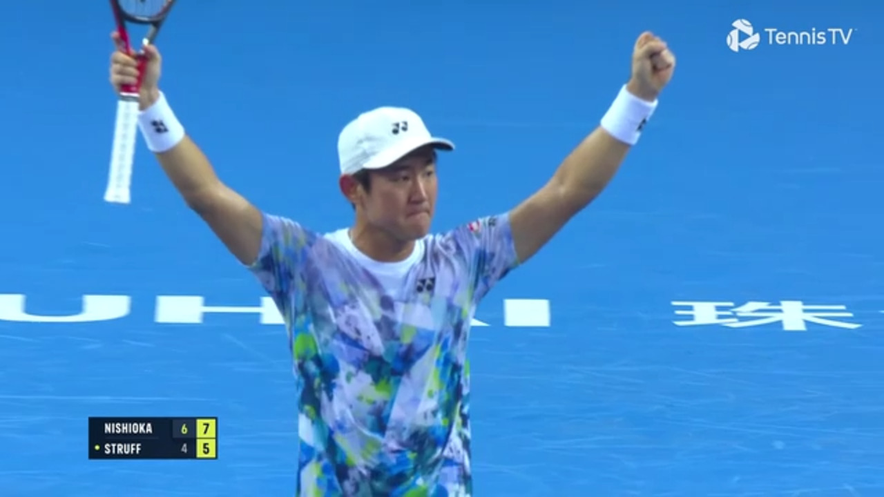 Highlights: Nishioka Defeats Struff To Reach Zhuhai SFs