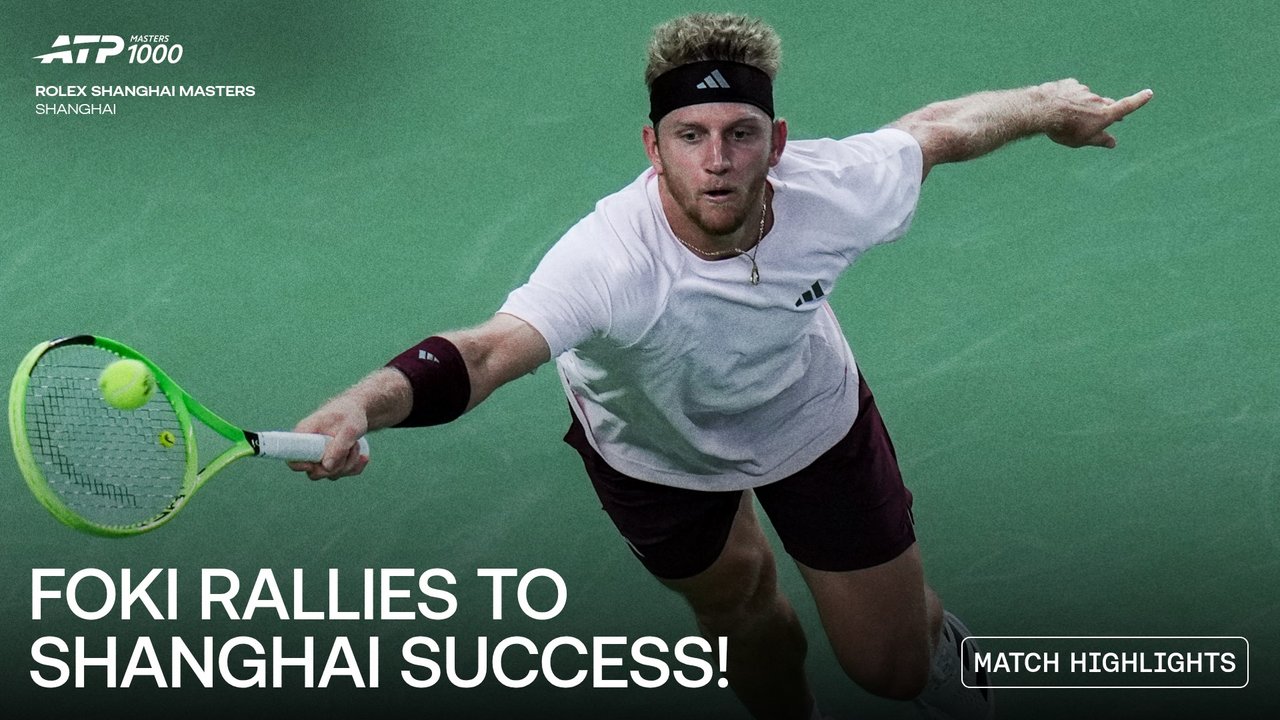 Highlights: Davidovich Fokina wins Shanghai final vs. Jodar