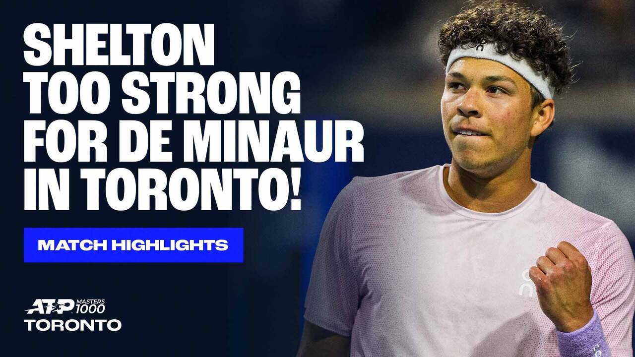 Highlights: Shelton beats De Minaur in Toronto, reaches maiden Masters 1000 SF