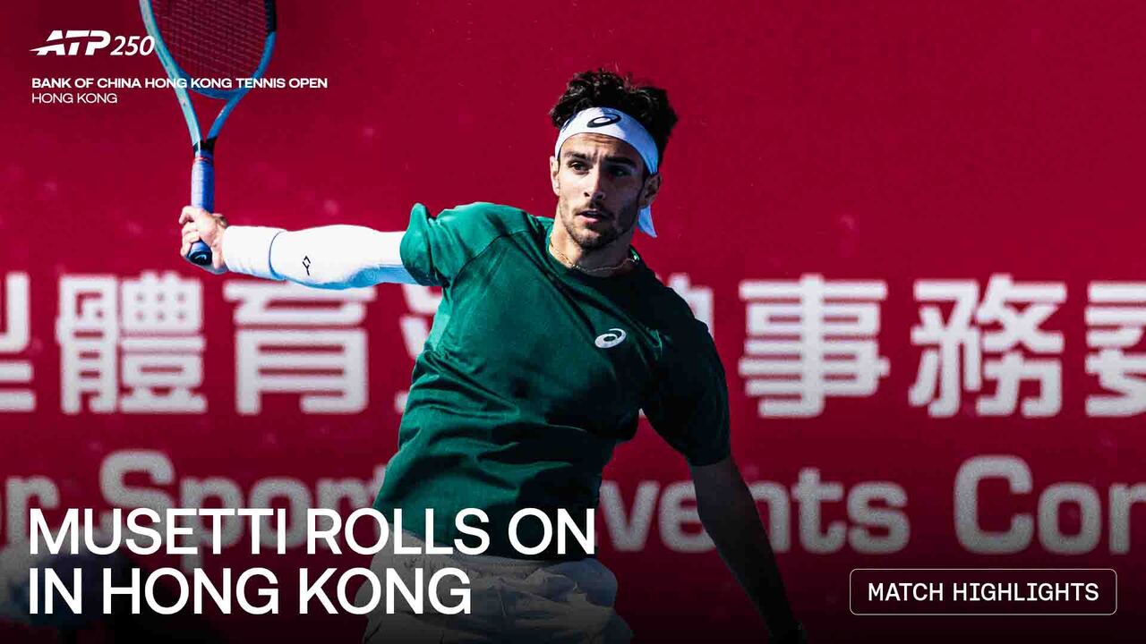 Highlights: Musetti ends Wong's run in Hong Kong 2026 QFs