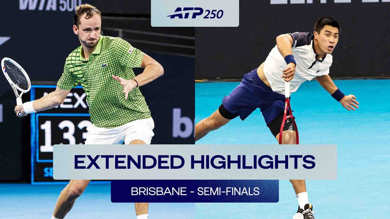 Extended Highlights: Medvedev, Nakashima set Brisbane 2026 final
