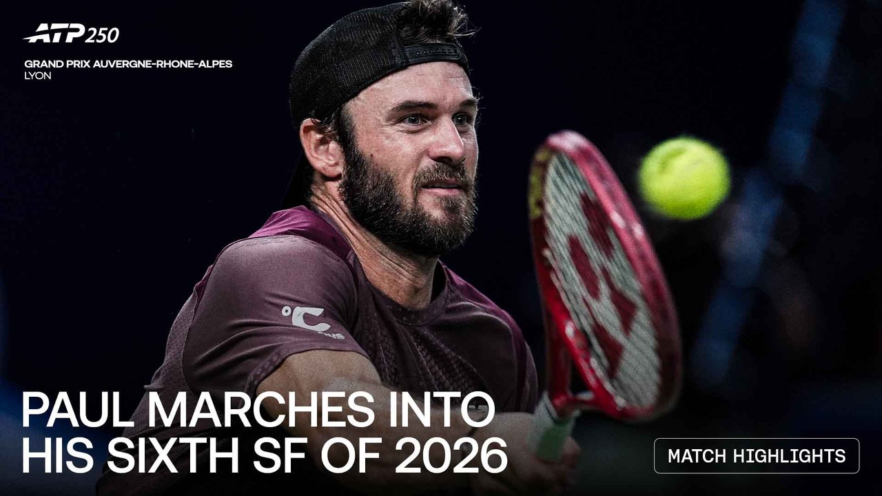Highlights: Paul outlasts home hope Moutet, reaches Lyon SFs