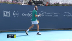 Hot Shot: Tsitsipas angles precise pass in Cincinnati 2025
