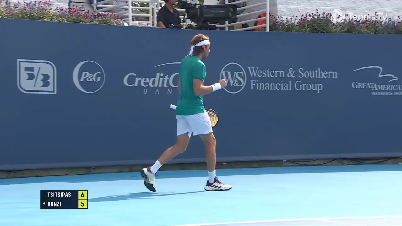 Hot Shot: Tsitsipas firma un passing preciso en Cincinnati 2025