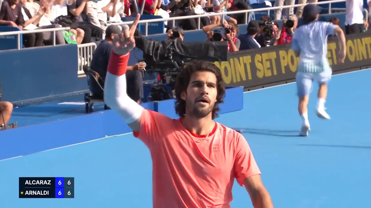 Hot Shot: No way! Alcaraz does THIS to carve a set point in Tokyo 2026!