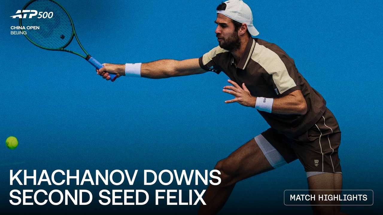 Highlights: Khachanov moves past second seed Auger-Aliassime in Beijing 2026