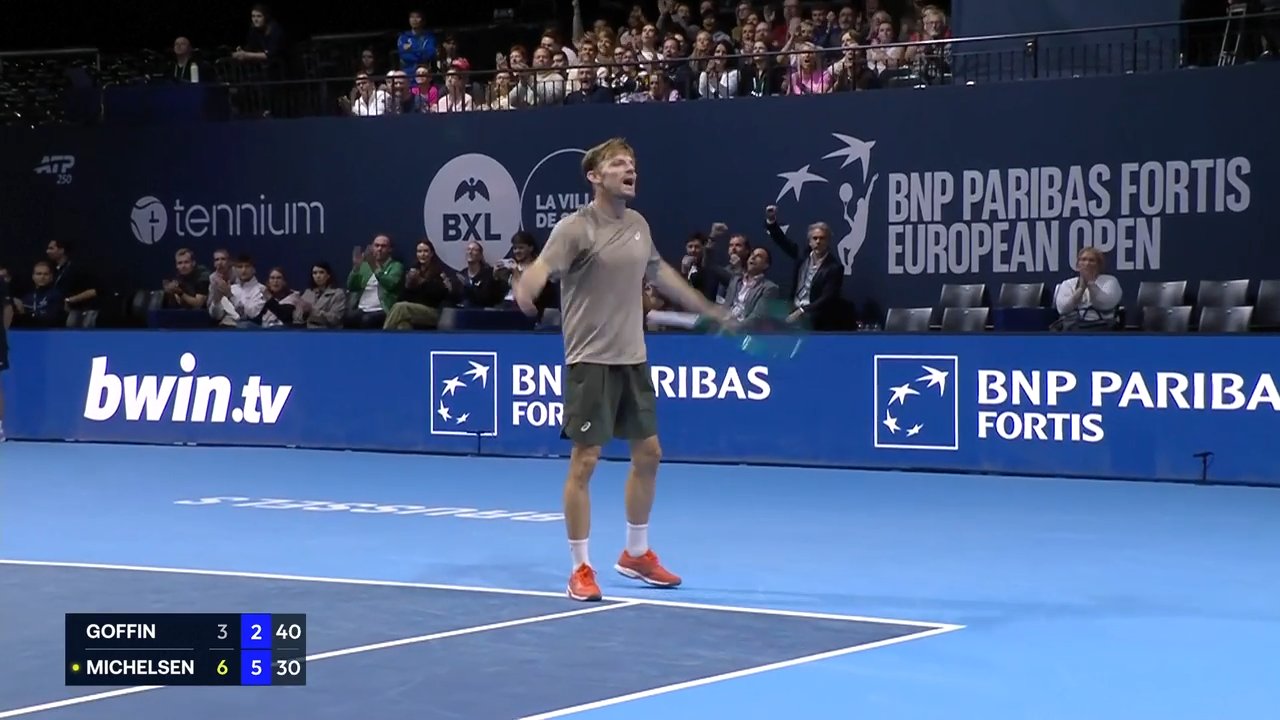Hot Shot: Goffin is not going down without a fight in Brussels 2026!
