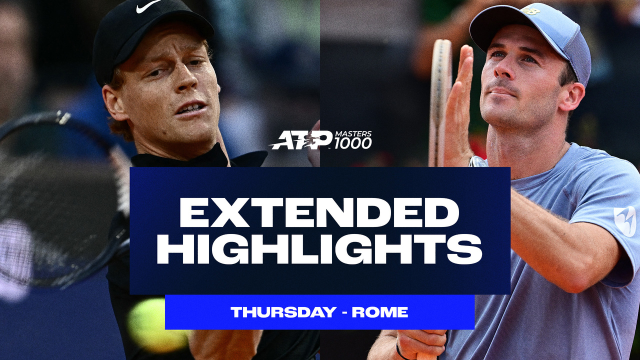 Extended Highlights: Sinner, Paul set SF clash in Rome