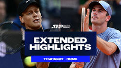 Extended Highlights: Sinner, Paul set SF clash in Rome