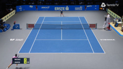 Hot Shot: Draper goes back in behind with a fiery forehand winner in Vienna
