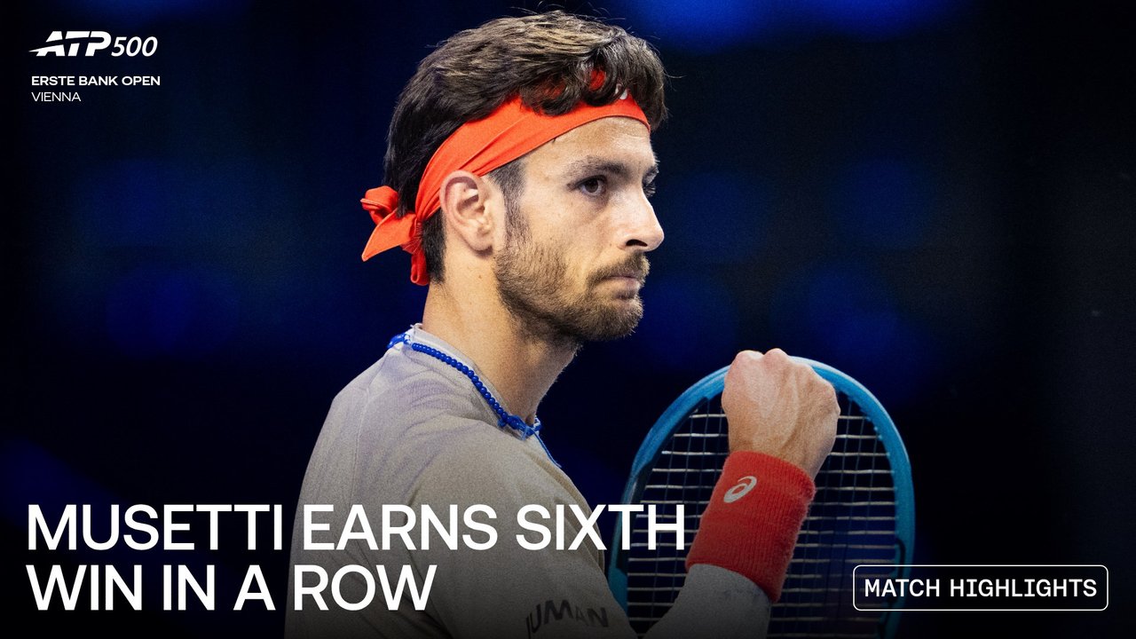 Highlights: Clinical Musetti overcomes Tiafoe in high-quality Vienna clash