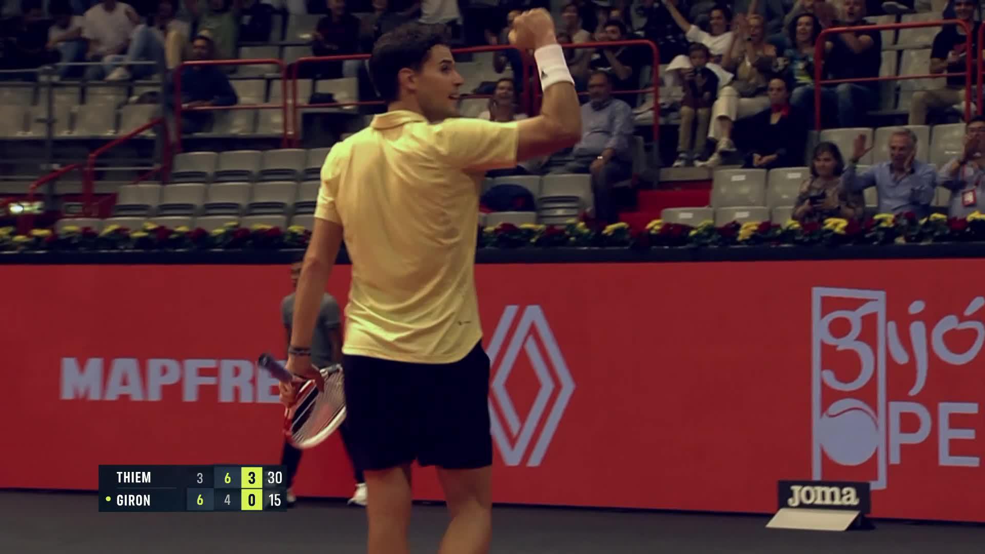 Hot Shot: Thiem Wins Thrilling Point Against Giron In Gijon