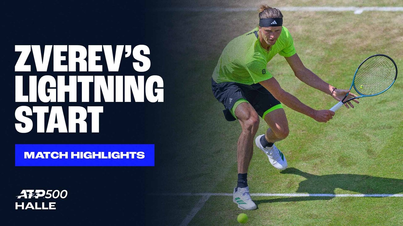 Highlights: Zverev supera a Giron en su estreno en Halle 