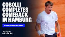 Highlights: Cobolli moves past Etcheverry, advances to final in Hamburg