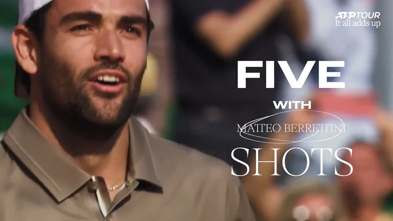 Five shots with Matteo Berrettini