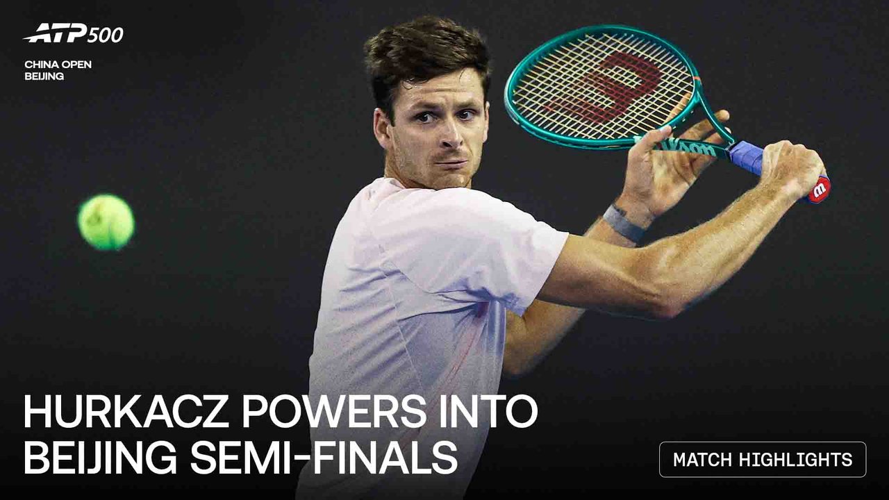 Highlights: Hurkacz continues form, pushes past Khachanov to reach Beijing SFs