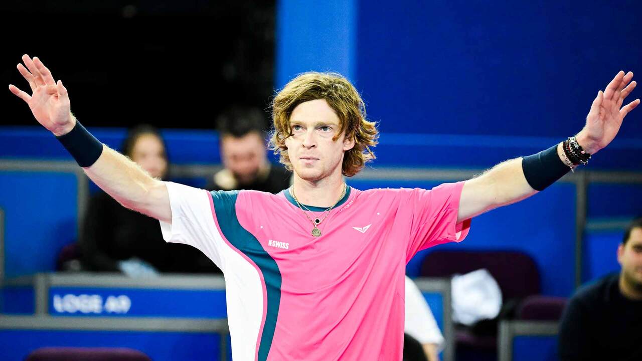Highlights: Rublev advances to Montpellier SFs after Basilashvili retires