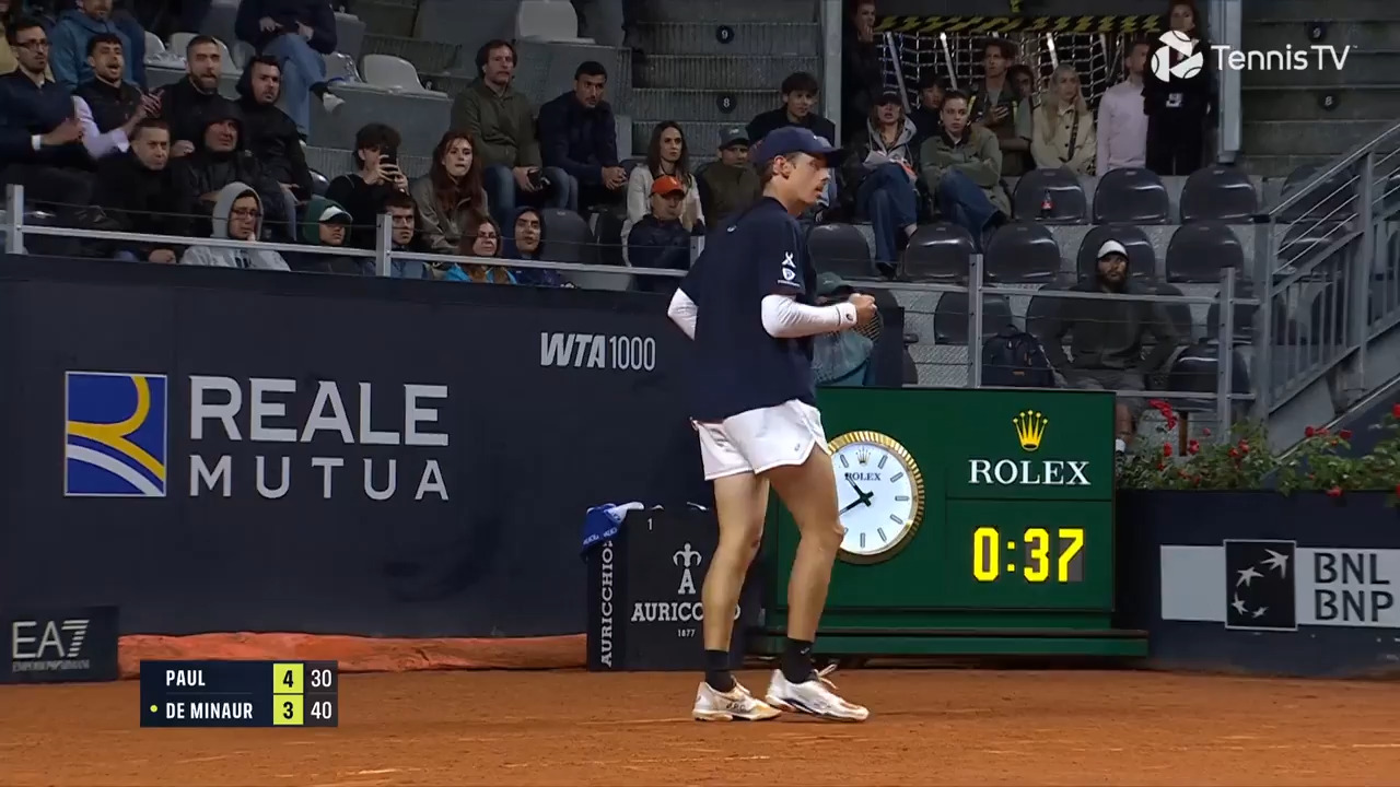 Hot Shot: De Minaur injects the pace into lethal backhand in Rome 2025