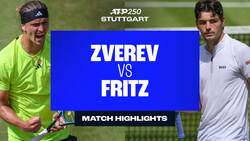 Highlights: Fritz defeats Zverev for Stuttgart title