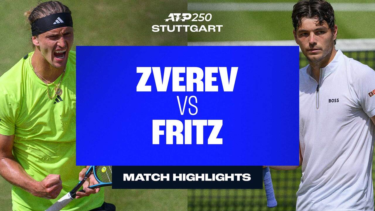 Highlights: Fritz supera a Zverev en la final de Stuttgart