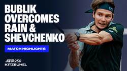 Highlights: Bublik advances in rainy Kitzbuhel 2025