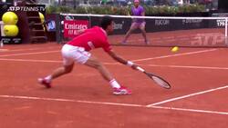 Hot Shot: Ya Excelente Anticipación De Djokovic Para Responder A Una Derecha Rápida