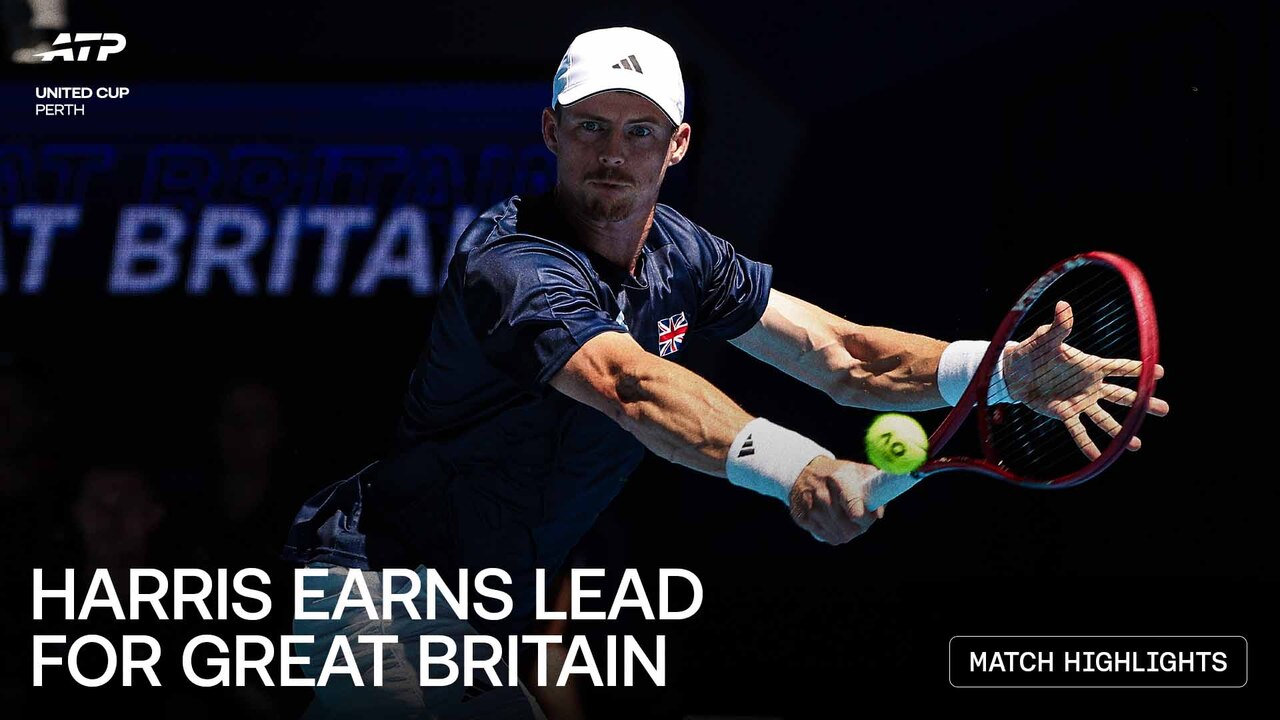 Highlights: Harris overcomes Mochizuki at United Cup