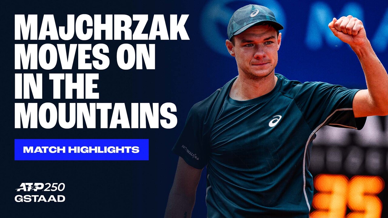 Highlights: Majchrzak continues good form, downs Atmane in Gstaad