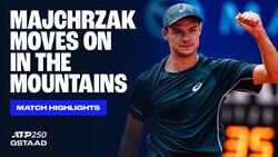 Highlights: Majchrzak continues good form, downs Atmane in Gstaad