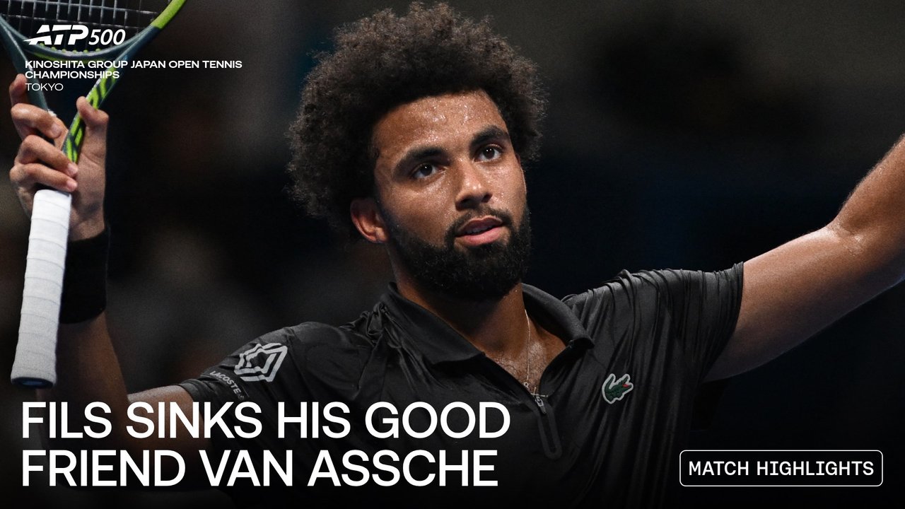 Highlights: Fils powers past Van Assche into Tokyo R2