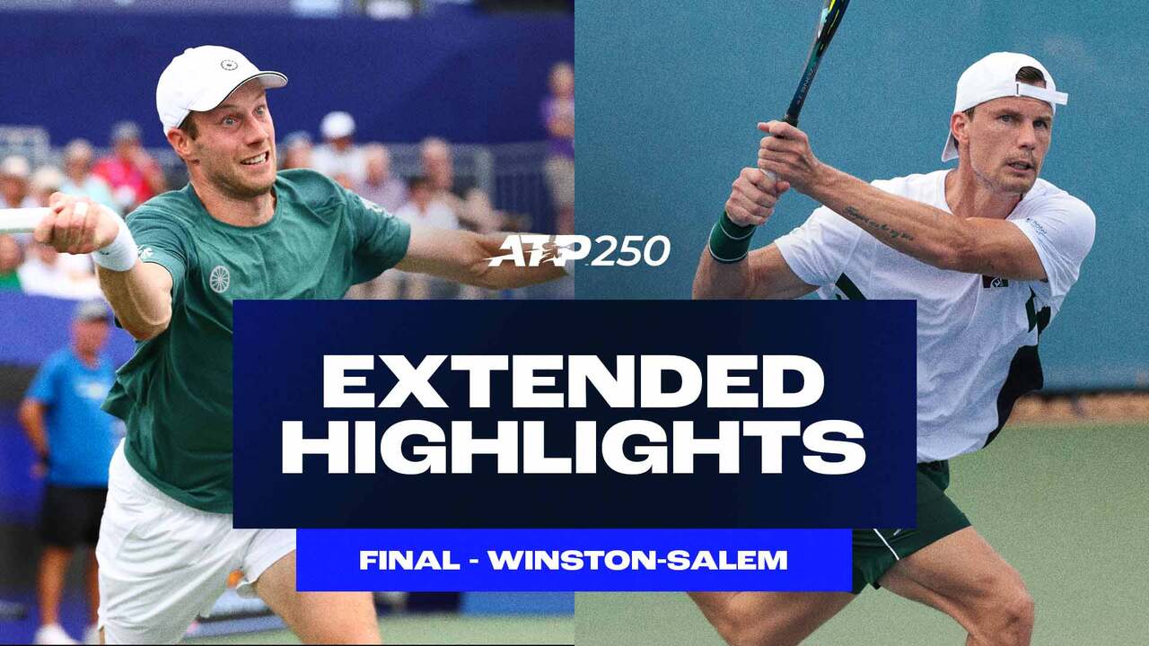 Extended Highlights: Fucsovics downs Van de Zandschulp for Winston-Salem trophy