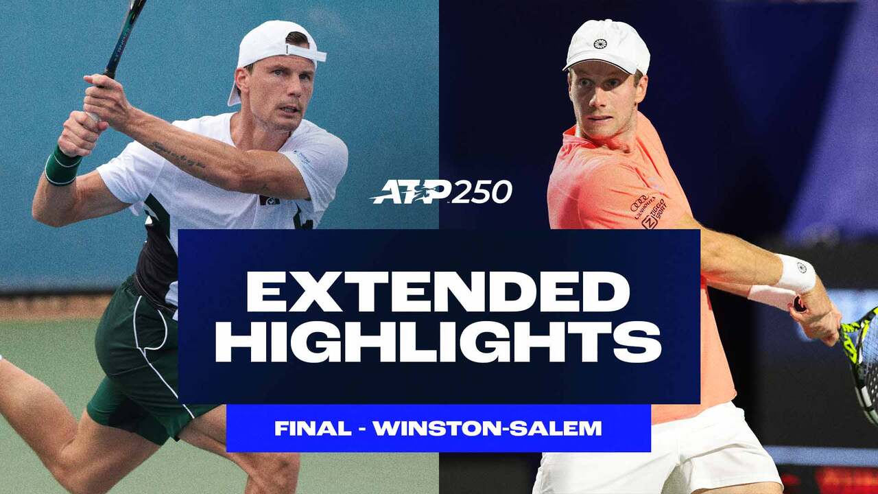 Extended Highlights: Fucsovics downs Van de Zandschulp for Winston-Salem trophy 2025
